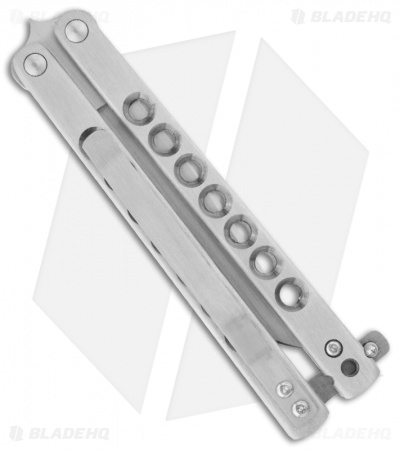 McAhron Custom 3" Fighter Balisong Titanium Butterfly Knife - Image 2