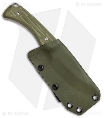 Medford Colonial Fixed Blade Knife OD Green G-10 (3.5" NP3) MKT - Image 3