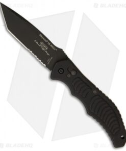 Meyerco 18 X-Ray Tanto Automatic Knife (3.8" Black Serr) MFXRAY3