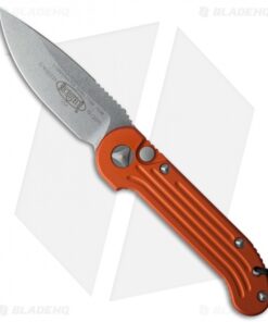 Microtech LUDT Automatic Knife Orange (3.4" Stonewash) 135-10OR