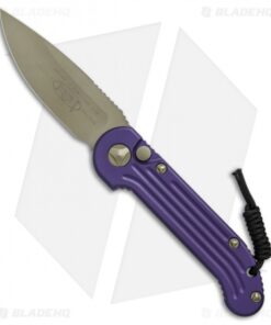 Microtech LUDT Automatic Knife Purple (3.4" Bronze) 135-13PU