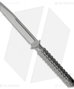 Microtech A.D.O. Tanto Knife T/E Fixed Blade (4.5" Bead Blast Plain) 117-7