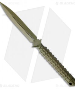Microtech A.D.O. Knife D/E Dagger Fixed Blade (4.5" Green) 115-1GR