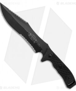 Microtech Arbiter Fixed Blade Knife (8.75" Black Double Serr) 104-3