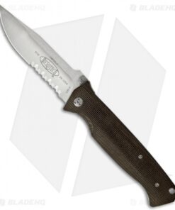 Microtech CMTX5 D/A Automatic Knife Canvas Micarta (3.5" Satin Serr) 08/2004