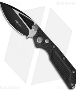 Marfione Strider Custom DOC D/A Automatic Knife CF (Two-Tone Black Ceramic)