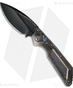 Marfione Custom DOC Killswitch Automatic Knife Flame Ti (3.75" DLC Satin) VAR. 4