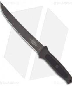 Microtech Black Marlin Filet Knife Fixed Blade (7" Black Plain) 08/2002