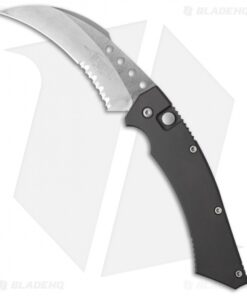 Microtech Hawk Automatic Knife (4" Stonewash Serr) 06/2002 #641