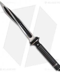 Microtech Semi-Custom Jagdkommando Knife Fixed Blade (7.13" Two-Tone Black)