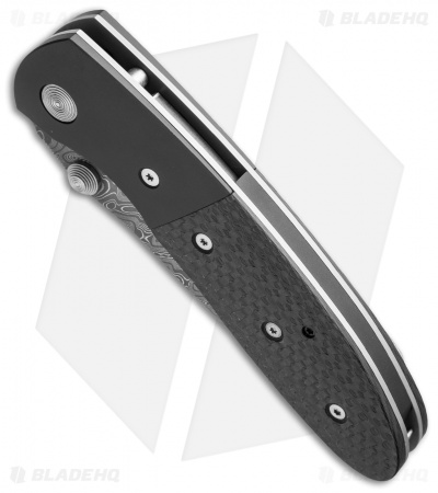 RARE Microtech LCC Custom Damascus D/A Automatic Knife (3.5" Damascus) 087 - Image 3