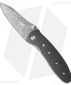 RARE Microtech LCC Custom Damascus D/A Automatic Knife (3.5" Damascus) 087
