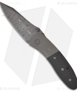 RARE Microtech Lightfoot Compact Combat LCC Custom Damascus D/A Automatic Knife