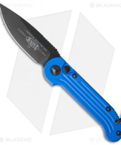 Microtech LUDT Automatic Knife Blue (3.4" Black) 135-1BL