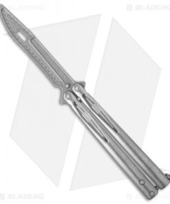 Microtech Marfione Custom Tachyon III Balisong Trainer Ti (4.5" Stonewash)
