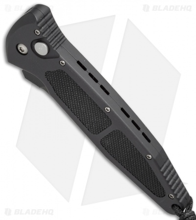 Microtech Mini Socom Tanto Automatic Knife (3.25" Black Serr) 03/1999 - Image 2