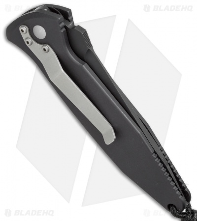 Microtech Mini Socom Tanto Automatic Knife (3.25" Black Serr) 03/1999 - Image 3