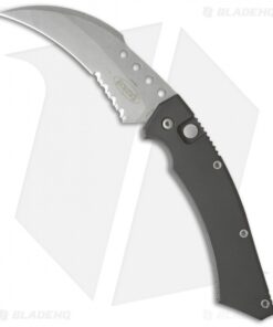 Microtech Hawk Automatic Knife (4" Bead Blast Serr) 9/96