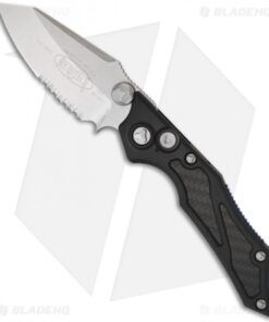Microtech Select Fire Dual Action Automatic Knife (3.5" Stonewash Serr) 128-11