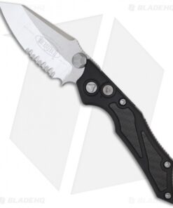 Microtech Select Fire Dual Action Automatic Knife (3.5" Satin Serr) 128-5