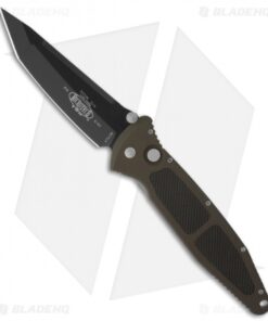 RARE Microtech Socom D/A Automatic Tanto Knife (4" Black Plain) 6/97
