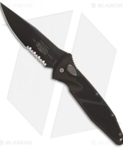 Rare Microtech Socom Elite Automatic Knife (4" Black Serr) 01/2001
