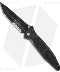 Microtech Mini Socom Tanto Manual Knife (3.25" Black Serr) 1/2000