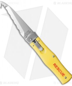 Mikov EMT Rescue Leverlock Automatic Knife ABS Yellow (3.75" Serr)