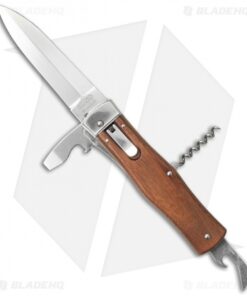 Mikov 241 Predator Multi-Tool Automatic Knife Wood (3.75" Polish)