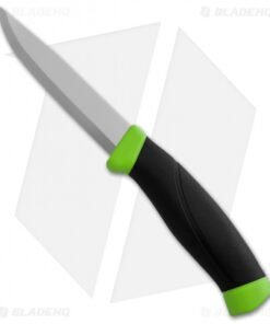 Morakniv Companion Green Fixed Blade Knife (4" Satin)