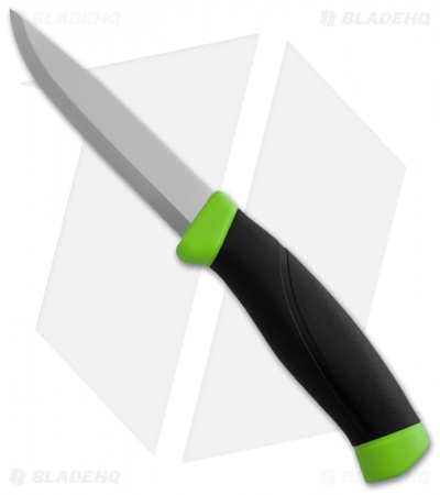 Morakniv Companion Green Fixed Blade Knife (4" Satin)