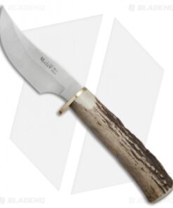 Muela Skinner Fixed Blade Knife Stag Horn (3.875" Satin)