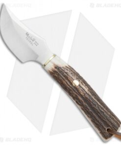Muela Teckel Fixed Blade Knife Stag Horn (3" Satin)