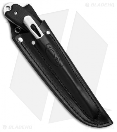 Myerchin Gen. 2 Offshore System Fixed Blade Knife Black G-10 (4" Satin Serr) - Image 4
