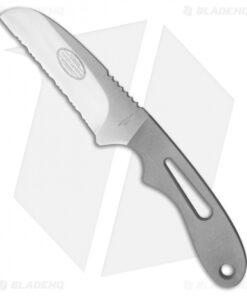 Myerchin Safety Dive Fixed Blade Knife Stainless Steel (3.5" Satin Serr)