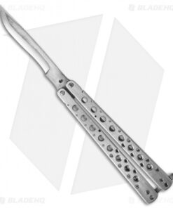 Nathan Dewey Custom Deviant Balisong Butterfly Knife + Clip (4.25" Satin) 16-Jan