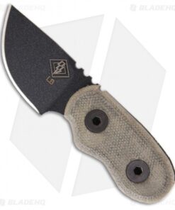 Ontario Little Bird Knife w/Black Micarta (1.75" Black) 9412BM
