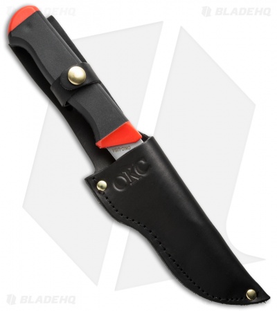 OKC 125th Anniversary Cayuga Hunter Fixed Blade Knife (4.75" Plain) 7534BLK - Image 2