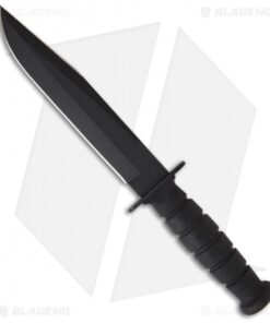 Ontario FF6 Freedom Fighter Knife Fixed Blade Clip Point (8" Black Plain) 8106
