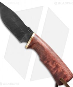Olamic Cutlery Compact Hunter Knife Birch (3.5" Damascus)