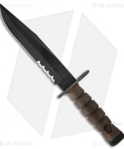 Ontario OKC3S Marine Bayonet Fixed Blade Knife (8" Black Serr) 6504