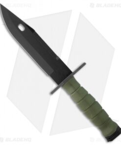 Ontario 490 M-9 Green Bayonet & Scabbard OD Green (7" Black) 6220