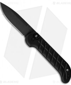 Ox Forge Original Black Automatic Knife (3.75" Black Plain) BLK-2011