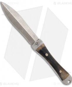 Paragon Eddie White Custom Dagger Neck Knife (2.80" Damascus)