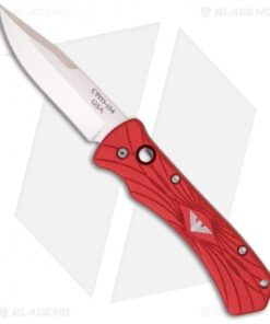 Paragon Mini ERT Red Automatic Knife (2.75" Satin Plain)