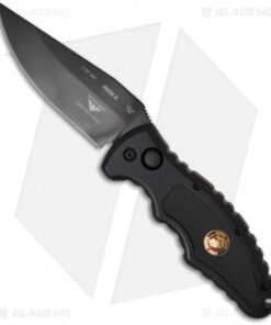 Paragon PARA-8 Semper Fi Automatic Knife w/ USMC (3.5" Black)