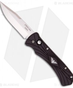 Paragon Mini ERT Black Automatic Knife (2.75" Satin Plain)