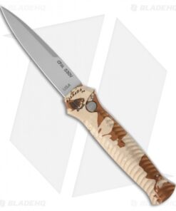 Piranha Mini-Guard Tactical Desert Camo Automatic Knife (2.9" Bead Blast)