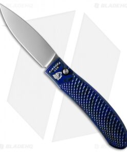 Piranha Toxin Automatic Knife Blue (3.75" Mirror)