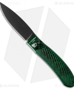 Piranha Toxin Automatic Knife Green (3.75" Black)